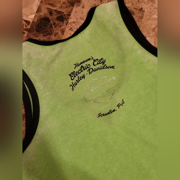 Harley-Davidson Green Tank Top - Picture 4 of 6